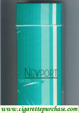 Newport Slim 120s cigarettes hard box